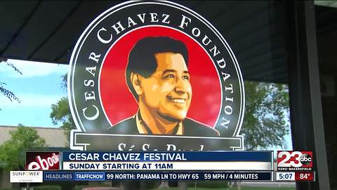 The Cesar Chavez Festival will celebrate community and unity this Sunday