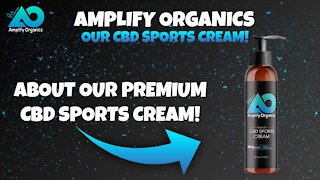 About Our CBD Sports Cream | Amplify Organics