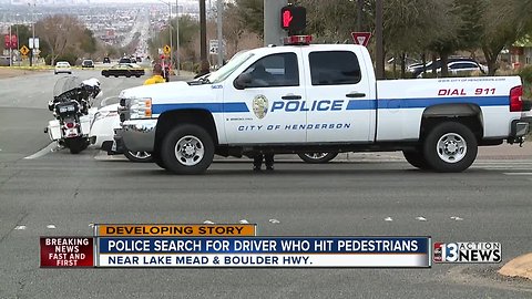 Police continue to search for driver who hit pedestrians