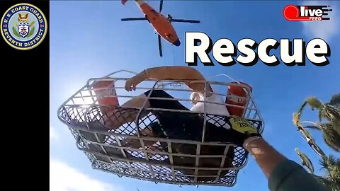 🔴 Florida Coast Guard shows stunning footage of rescues from Hurricane Ian | LiveFEED®