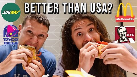 Do AMERICANS 🇺🇸 like FAST FOOD in INDONESIA 🇮🇩 ?