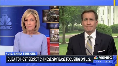 Biden NSC Spokesman John Kirby Says It's "Not Accurate" That China Is Planning Spy Facility In Cuba