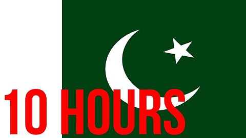 [10 HOURS] of Pakistan Flag waving in the wind