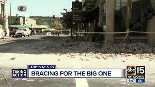 What happens in Arizona if California has "big quake"