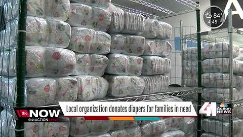 Diaper bank gives low-income families diapers
