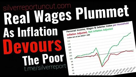 Real Wages Plummet As Inflation Devours The Poor, False CPI Data Masks Total Collapse