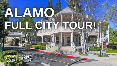 Alamo CA drive through tour! | The most expensive city in the San Ramon Valley