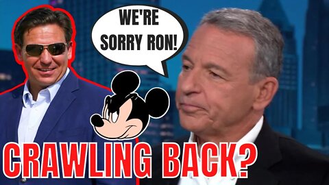 Bob Iger Says He's "SORRY" Disney Got INVOLVED in Ron DeSantis & Florida's POLITICS?!