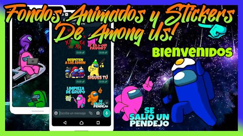AMONG US LIVE WALLPAPER PARA ANDROID & iOS | FONDOS DE PANTALLA ANIMADOS Y STICKERS PARA WHATSAPP