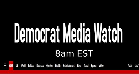 Democrat Media Watch live stream 1/29/24