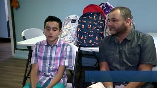 Denver7 Pack-A-Back - Kids look forward to backpacks