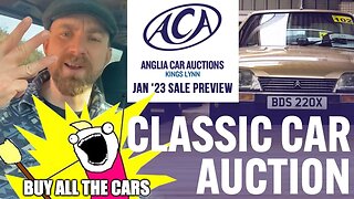 Anglia Classic Car Auctions January Sale 2023 Preview by Geoff Buys Cars