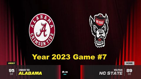 CFB 24 Alabama Crimson Tide Vs NC State Wolfpack Year 2023