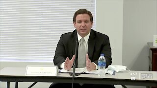 Gov. DeSantis gets emotional talking about long-term care facilities