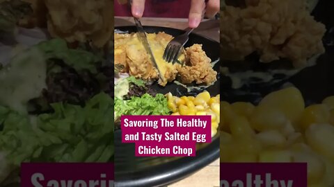 Super Delicious Salted Eggs Chicken Chop only in Malaysia (Healthy version)