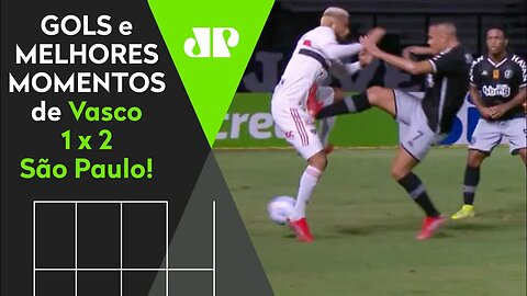 ENTRADA VIOLENTA E EXPULSÕES! VASCO 1 X 2 SÃO PAULO | MELHORES MOMENTOS | COPA DO BRASIL 2021