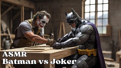 Batman vs. Joker ASMR Carpentry Showdown! 🦇🃏 | Leave The World Behind for Ultimate Relaxation | 蝙蝠侠 vs 小丑 ASMR 木工对决！ 🦇🃏 |远离尘世，享受终极放松