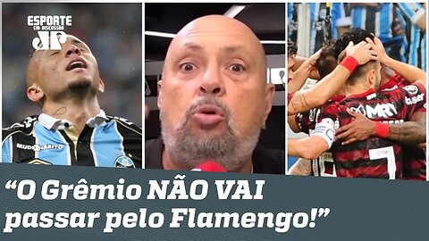 Narrador SE EXALTA, aposta R$ 500 e CRAVA: "o Grêmio NÃO PASSA pelo Flamengo!"