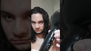 SECANDO O CABELO MASCULINO COM SECADOR😱