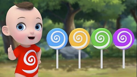 Color Lollipop! _ Itsy Bitsy Spider Song Nursery Rhymes _ Baby & Kids Songs