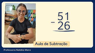 51-26 | 51 menos 26 | Matemática tipo kumon de matemática com atividades de subtração