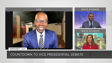 Michigan Lt. Gov. Garlin Gilchrist looks ahead to vice presidential debate