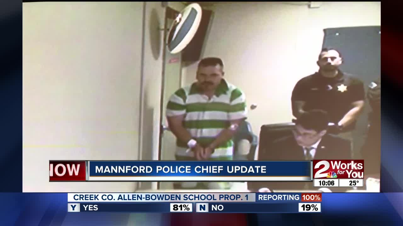 Mannford police chief update