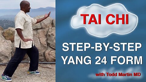 Tai Chi Yang Style 24 Form Step by Step Opening Posture Thru Brush Knee