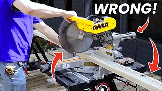 12 DANGEROUS Miter Saw Mistakes Beginners Should See!