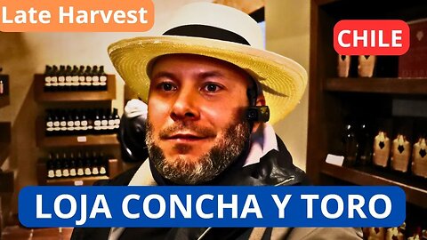 🔴 Loja na Vinícola Concha y Toro - Bônus: A História do Rótulo LATE HARVEST