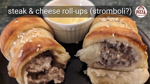 What are These Called? Steak-and-Cheese Stromboli? Roll-Ups? Whatever, They are So Good!