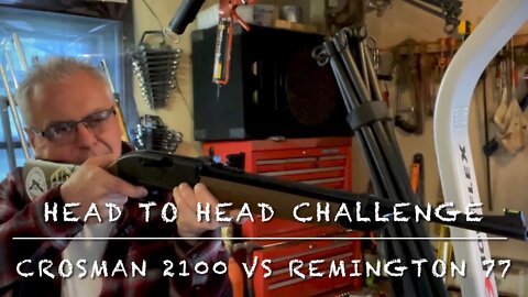 Head to head challenge with the Crosman 2100 vs Remington 77 .177 multi pump pellet rifles