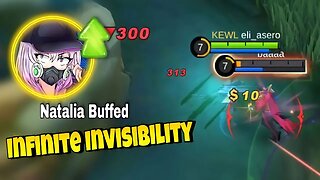 Infinite Invisibility On Buffed Natalia 😱 | Mobile Legends Bang Bang