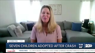 Seven children adopted after crash