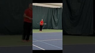 Forehand finish like Roger tennis #shortvideo #tennis #tennispro