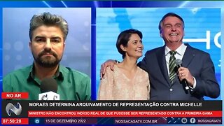 Moraes rejeita pedido de representação de Randolfe contra Michelle Bolsonaro