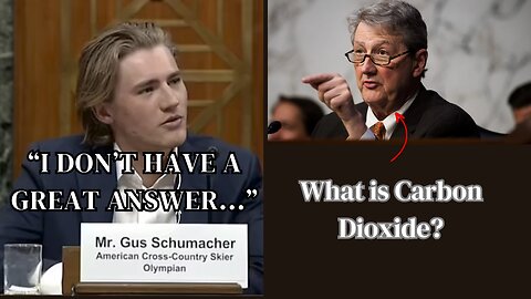 Senator John Kennedy Questions Olympic Skier Schumacher on Climate Crisis | It Did Not Go Well...