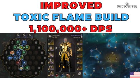 Improved Toxic Flame Mage Build 1+ million DPS - Undecember
