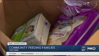 Community comes together to help feed families