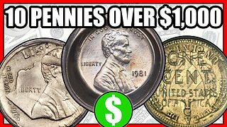 Top 10 Mint Error Pennies Over $1,000 - Valuable & Crazy Mint Error Pennies Worth Money