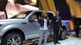 The hot new models from Ford (with the 2015 F-150 aluminum pickup truck) at NAIAS Detroit Auto Show