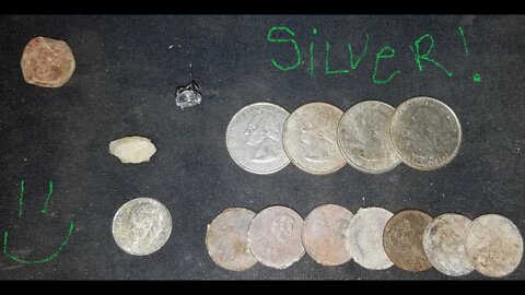 My first silver find!!! - Metal Detecting Park Finds - September 7, 2022