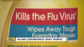 Household cleaners can kill coronavirus