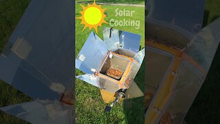 Solar Cooking - Cheesy Potatoes - using Freeze Dried Ingredients #shorts