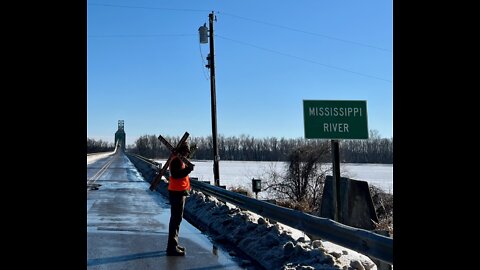 #TheLongWalkUSA: Crossing the Mississippi