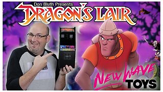 Unboxing & Review: New Wave Toys Dragon's Lair X 1/6 Scale Arcade Cabinet