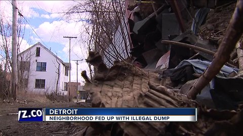 Concerns growing over illegal dumping near Detroit school