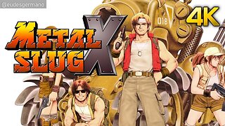 Metal Slug X | Gameplay Completo [4K]