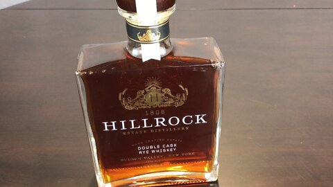 Hillrock Estate Distillery Double Cask Rye Whiskey unboxing