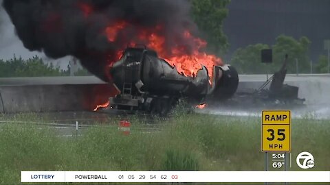 I-75 remains closed in Troy after massive fuel tanker fire